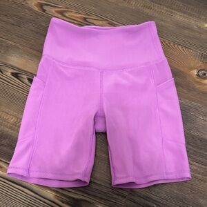 Women's Purple biker Shorts